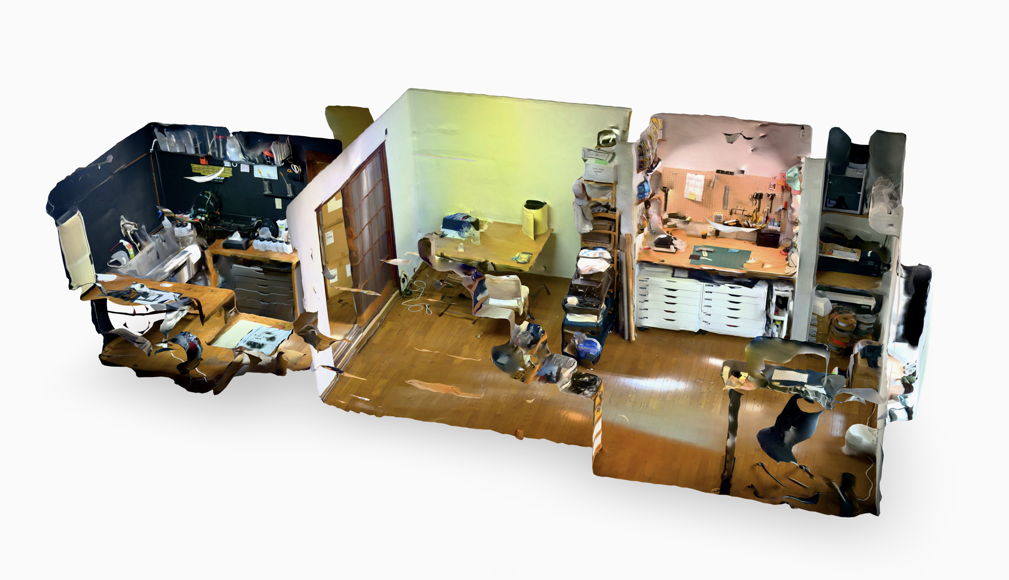 A three-dimensional scan of Kyojima Studio.