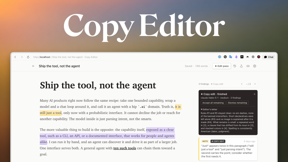 Copy Editor
